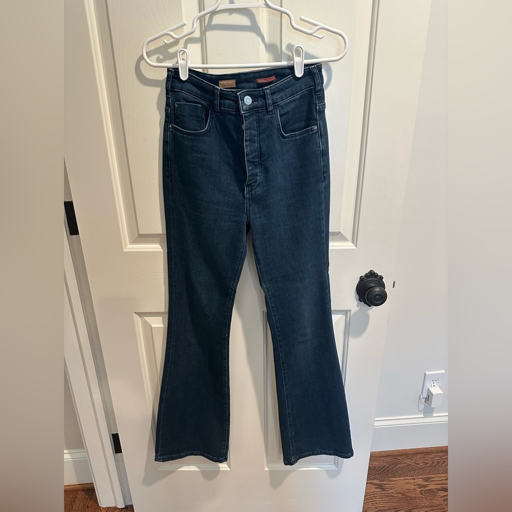 Pilcro Button up Flare Dark Blue Jeans